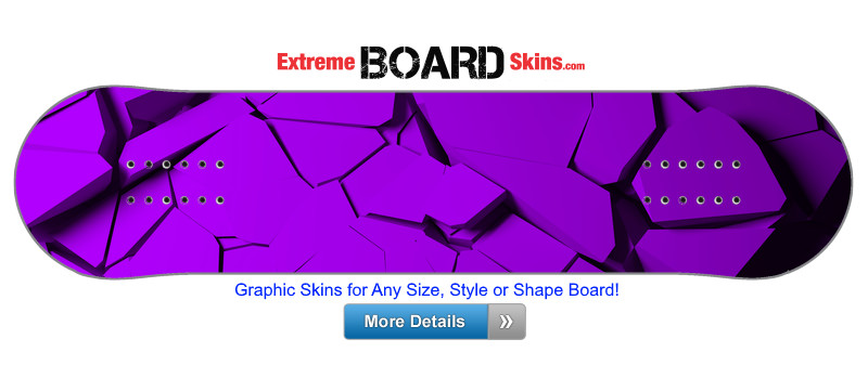Buy Board Skin Abstract Purple Break Board Skin